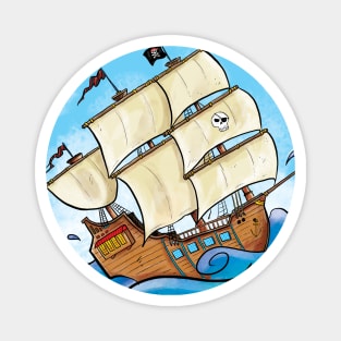 Pirate Ship Magnet